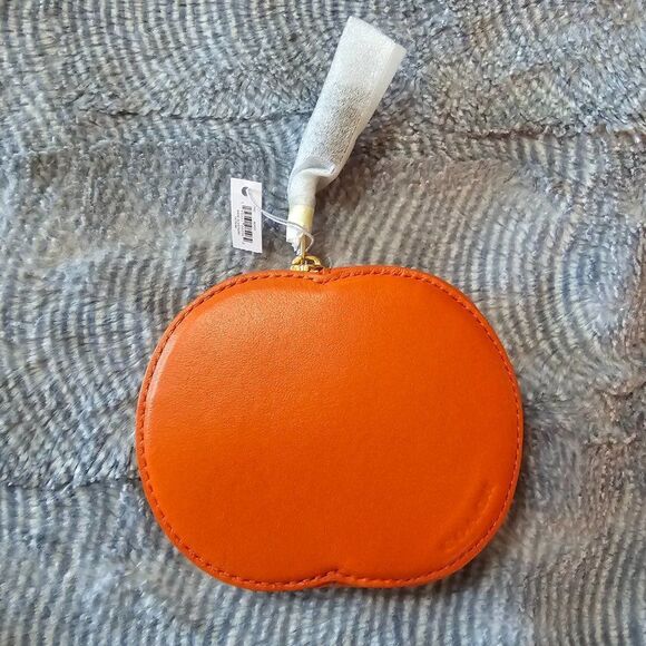 Coach NWT Jack O' Lantern Pumpkin Coin Case Wallet - Picture 2 of 4